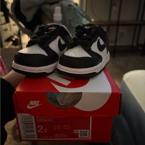 Toddler Nike Panda Dunk shoes 2C
